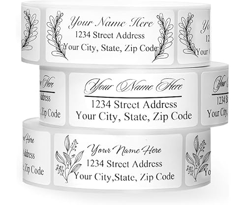 Address Labels Personalized Return Address Labels (10-1000) Personalized Custom Mailing