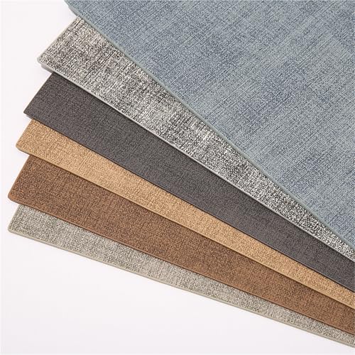 Sets de table imperméables antidérapants résistants à la chaleur en cuir gris - 5