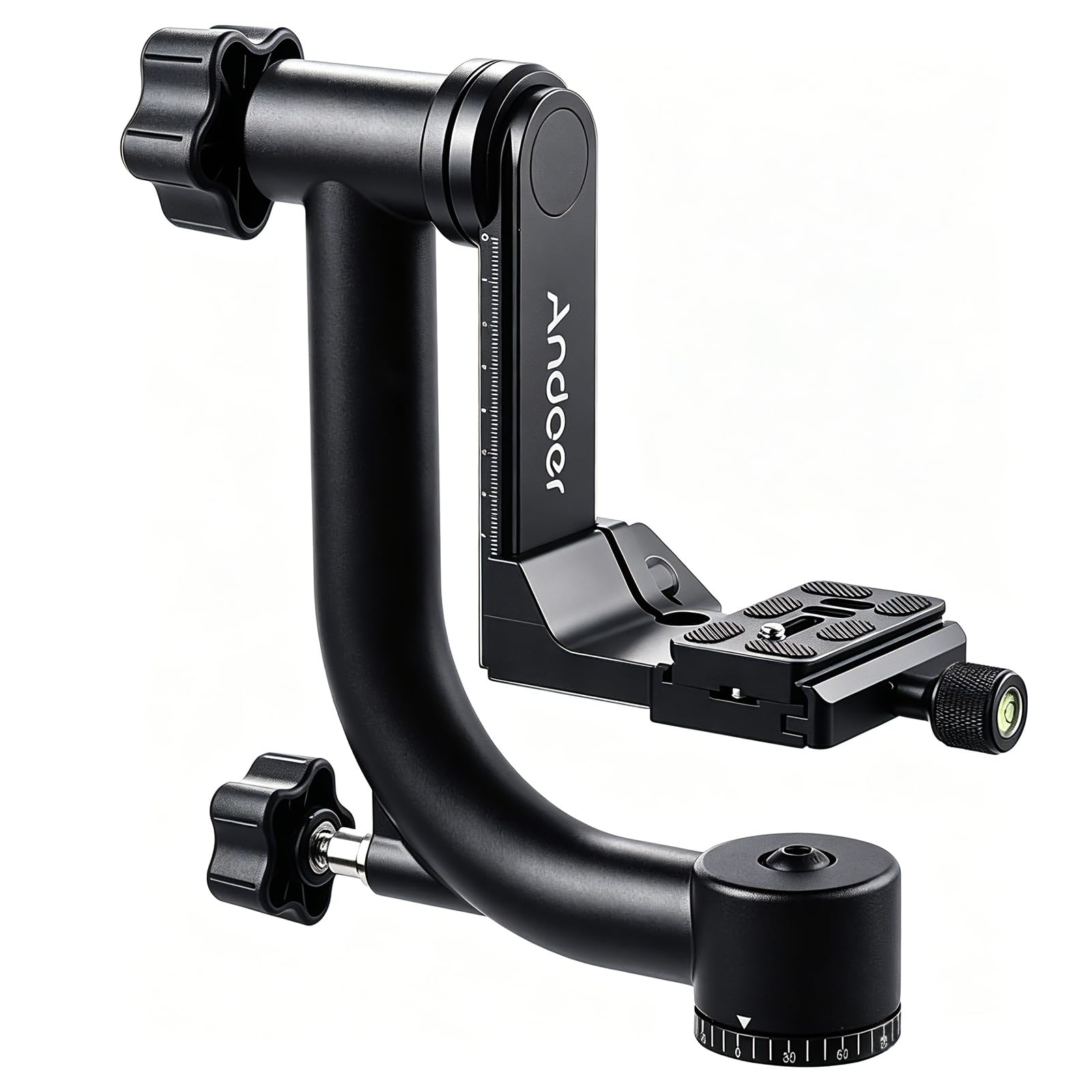 Amazon.com : Andoer Heavy Duty Gimbal Head Tripod Head with Arca