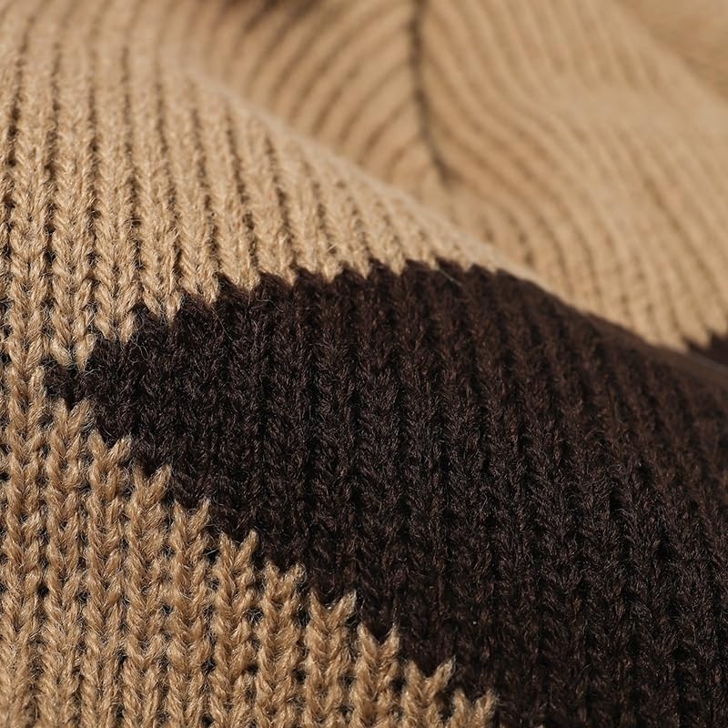 Winter Thick Knitted Hat for Women Warm Windproof Flat Hats