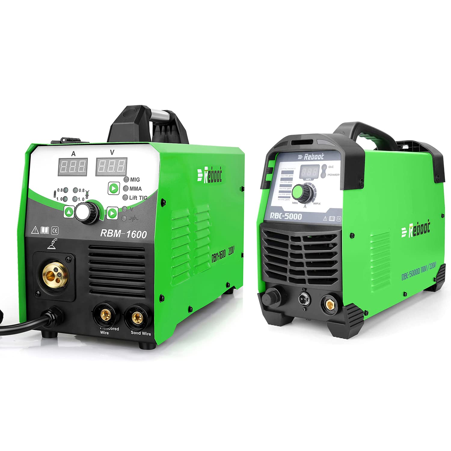 Buy Reboot MIG Welder /less,MIG160 4 in 1 Flux Core Welding 160Amp 220V