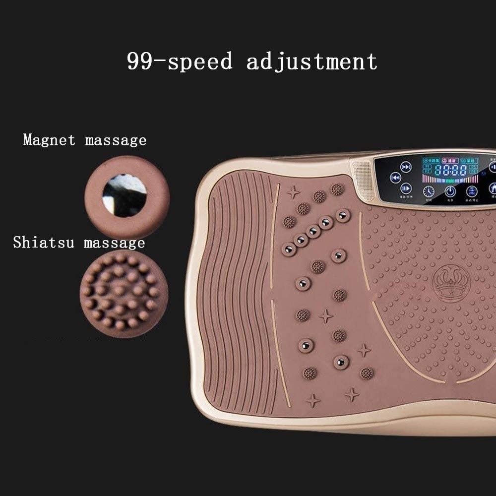 Macchina per Esercizi con pedana Vibrante 3D - Piattaforma Vibrante per Allenamento per Tutto Il Corpo Home per dimagrire, tonificare Il Benessere