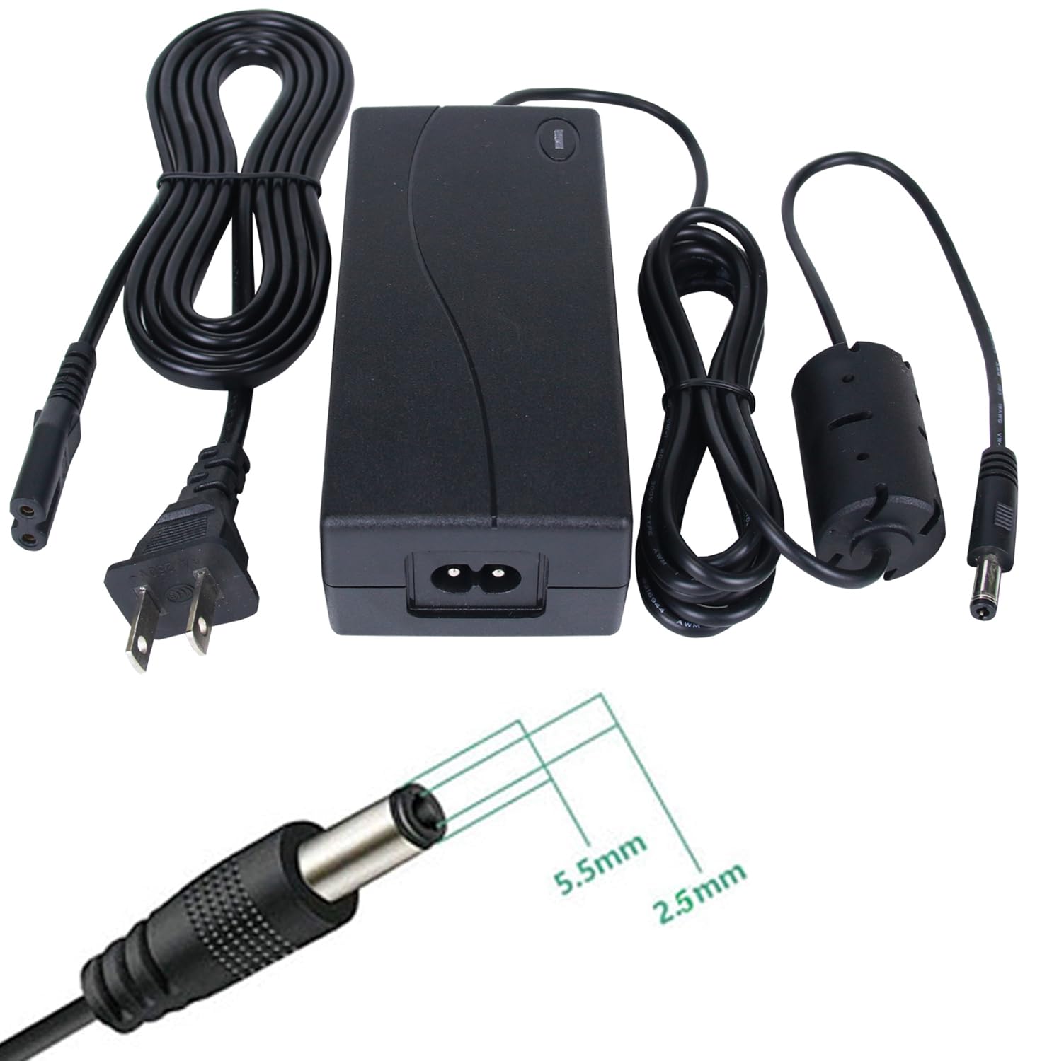 Zasilacz 29 V kompatybilny z Ciar SPA PS12, PS10, PS11, PS 12, 10, 11, włoski, wysoki fotel, sofa, transformator elektryczny Ecopower 29 V DC 2 A 58 W, 29 V 1 A