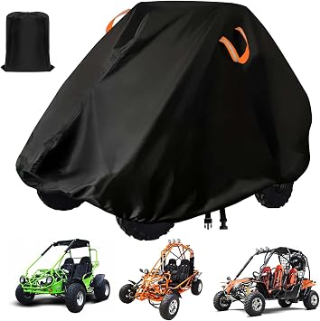 Go Kart Cover Waterproof Outdoor,420D Durable Oxford Cloth,Buckle Straps