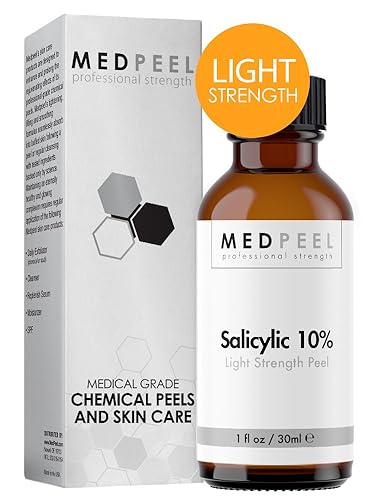 Miniatura 4 de MedPeel Juego de exfoliación química de resistencia ligera, con ácido alfa y beta hidroxiácido para todos los tonos de piel, 10% salicílico, 1.0 fl