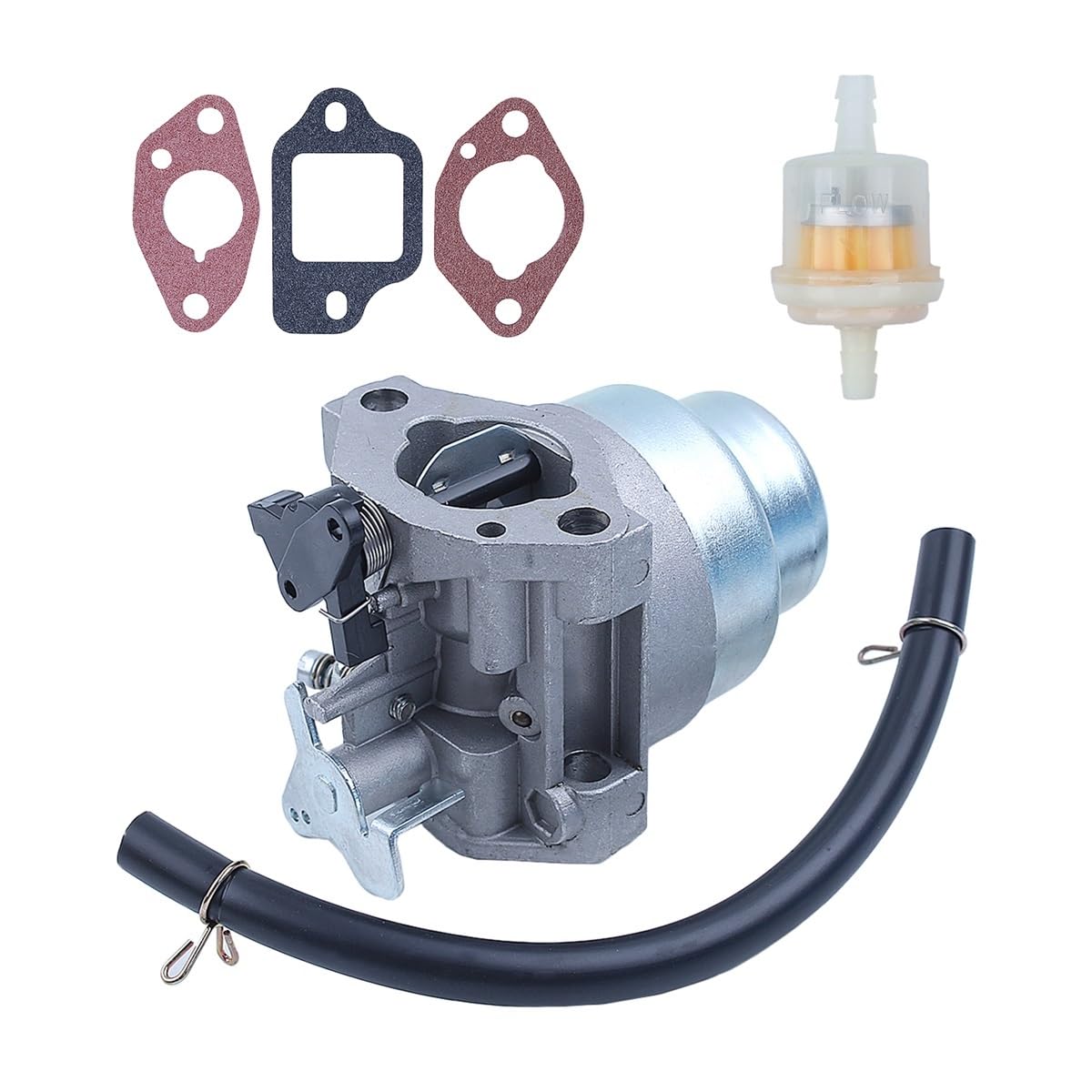 Kit de Filtro de Manguera de Combustible y Junta de carburador for Motor de cortacésped GCV160, GCV160LA, HRB216, HRR216, HRS216, HRT216 y HRZ216.