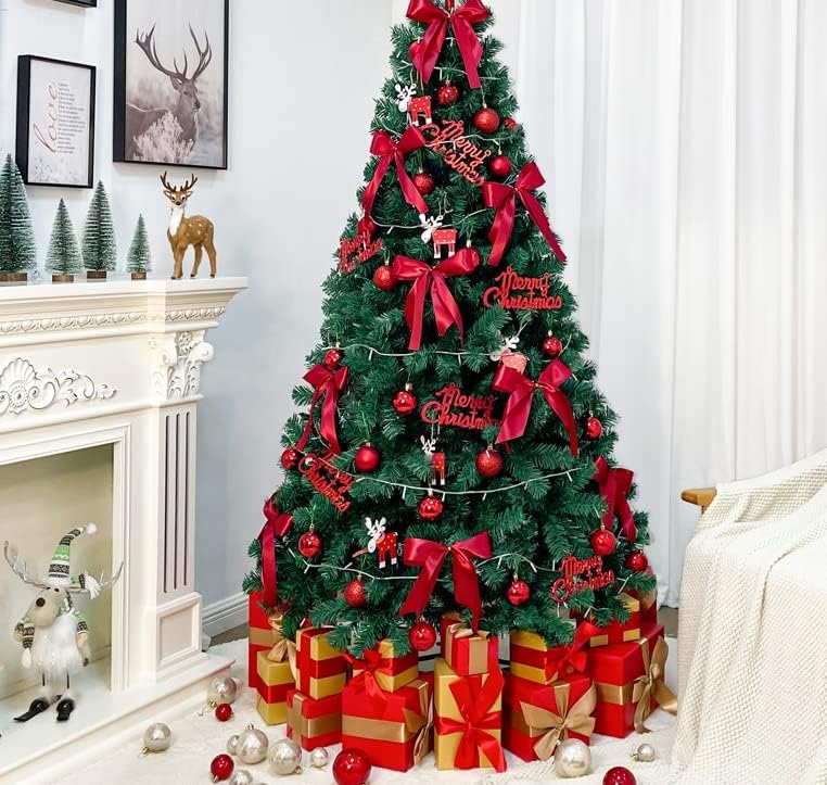 Miniatura 7 de Cinta de satén roja de doble cara de 1 pulgada (1.0 in de ancho) x 25 yardas para envolver regalos, decoración de boda, hacer lazos, costura,