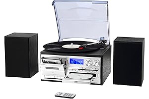 10-in-1 Record Player System for Unforgettable Audio Experiences