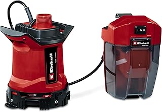 Einhell Akku-Schmutzwasserpumpe GE-DP 18/25 LL Li-Solo Power X-Change (18 V, 7.000 L/h Fördermenge, flachabsaugend, 5 m Förderhöhe, ECO- und BOOST-Modus, ohne Akku)