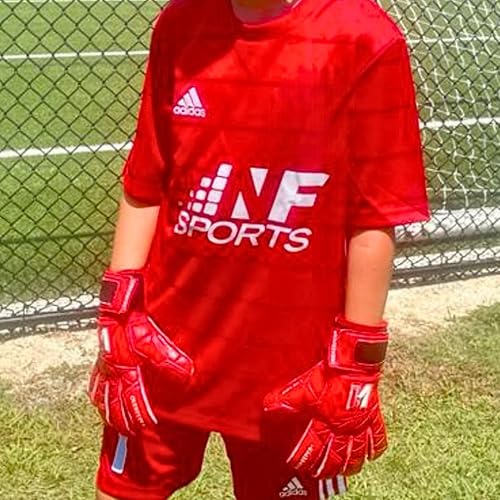 Miniatura 7 de ONEKEEPER Vector Pupil especialmente diseñado para niños y jóvenes  Guantes de portero de fútbol GK  Látex robusto de 0.138in  Corte de fusión  Capa