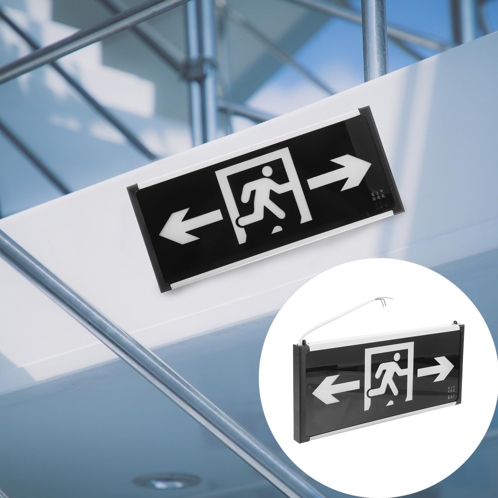 Luce di Emergenza LED da Parete per Uscite e Spazi Pubblici
