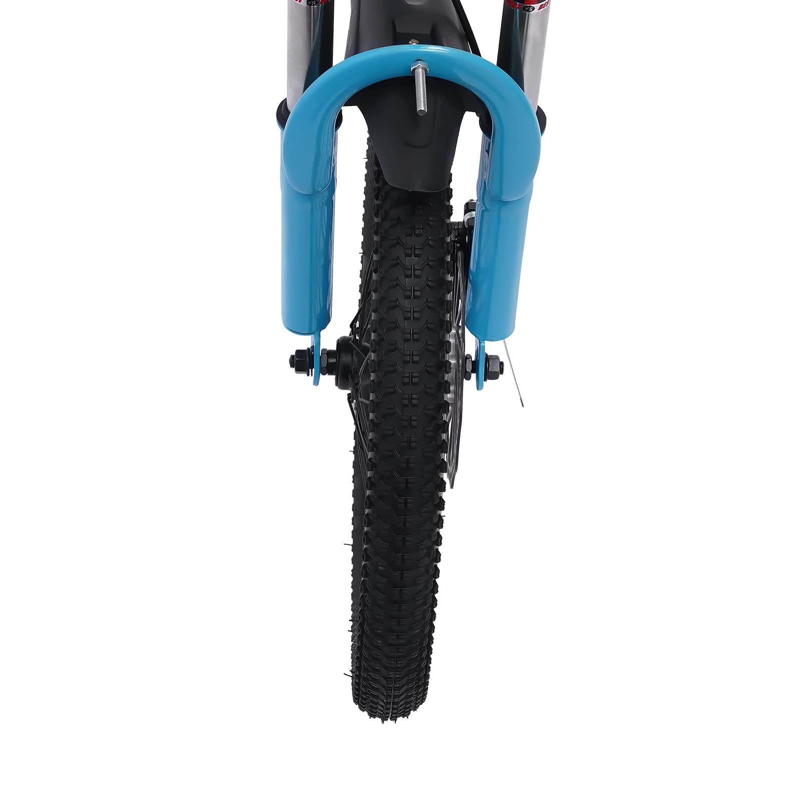 OUKANING Bicicleta infantil unisex de 18 pulgadas para 1,25 – 1,4 m, bicicleta de montaña con bolsa de clasificación+bomba, acero rico en carbono, altura del asiento ajustable 59-70 cm, regalos