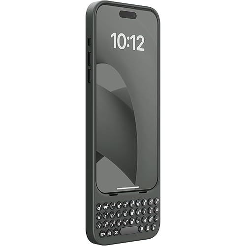 Clicks Keyboard for iPhone 16 Pro Max – Keyboard Case for Premium Typing Experience – Faster, Accurate Typing, Charge as Normal – Onyx