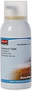 Microburst 3000 Aerosol Air Freshener Refill Ocean Breeze Automatic Odor Control System for Restrooms in Restaurants/Hotels/Schools/Airports/Offices