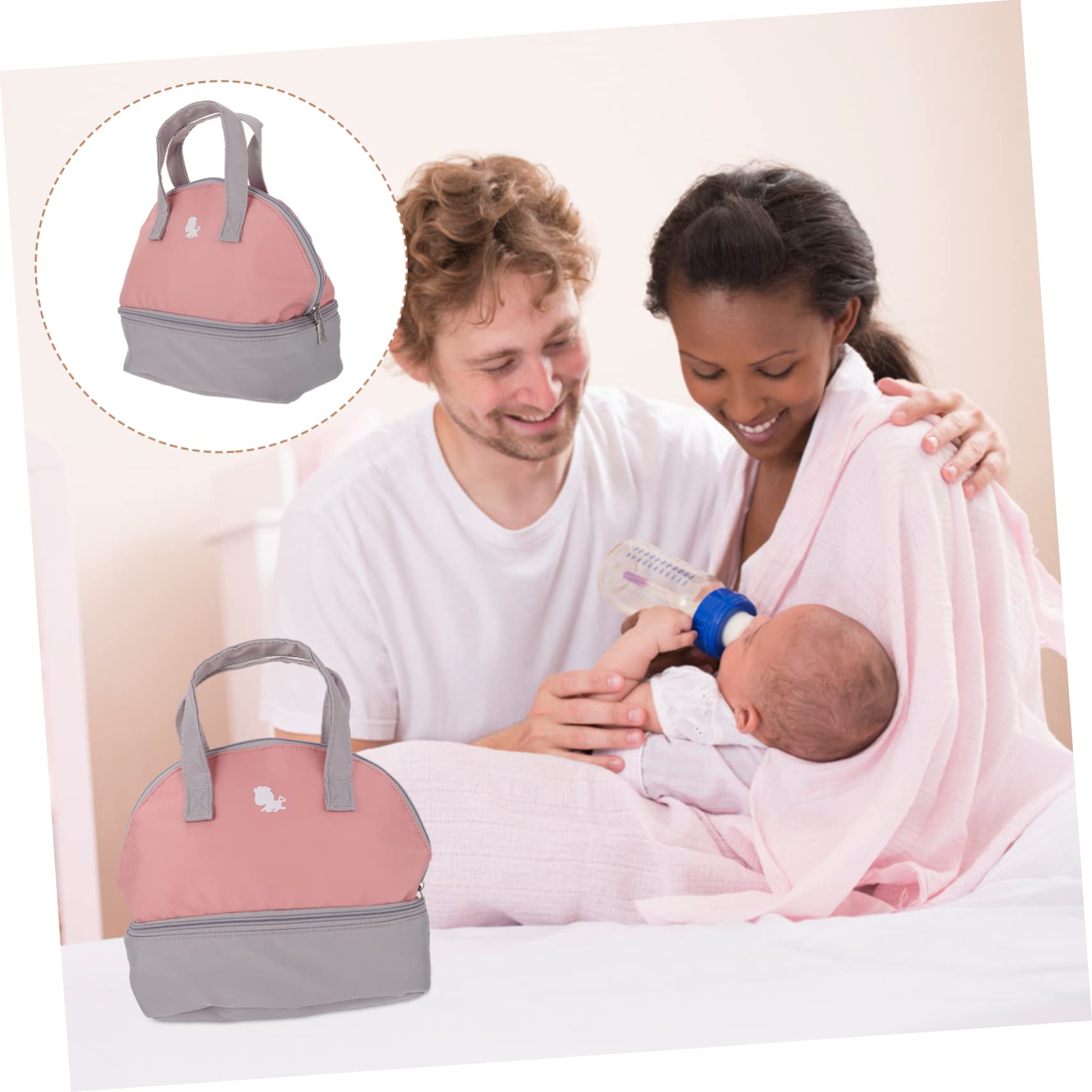 3 Pz Borsa borse termiche sacchetti termici refrigeratore per biberon bottiglie di latte borsa per bottiglia di latte borsa tote bottiglia di latte poliestere