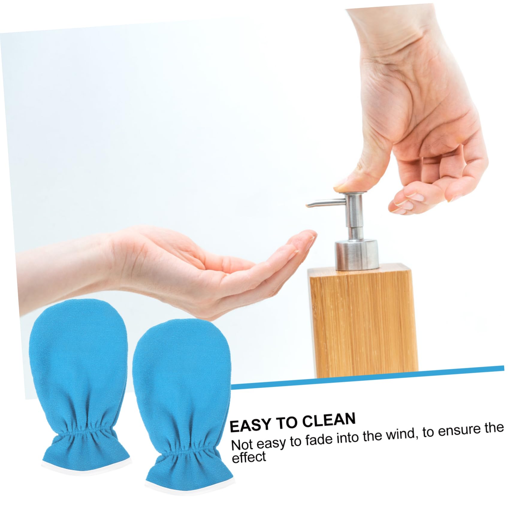 Housoutil 2 Pairs Hand Masks Moisturizing Gloves Fadeless Washable Manicure Mittens for Overnight Hand Repair