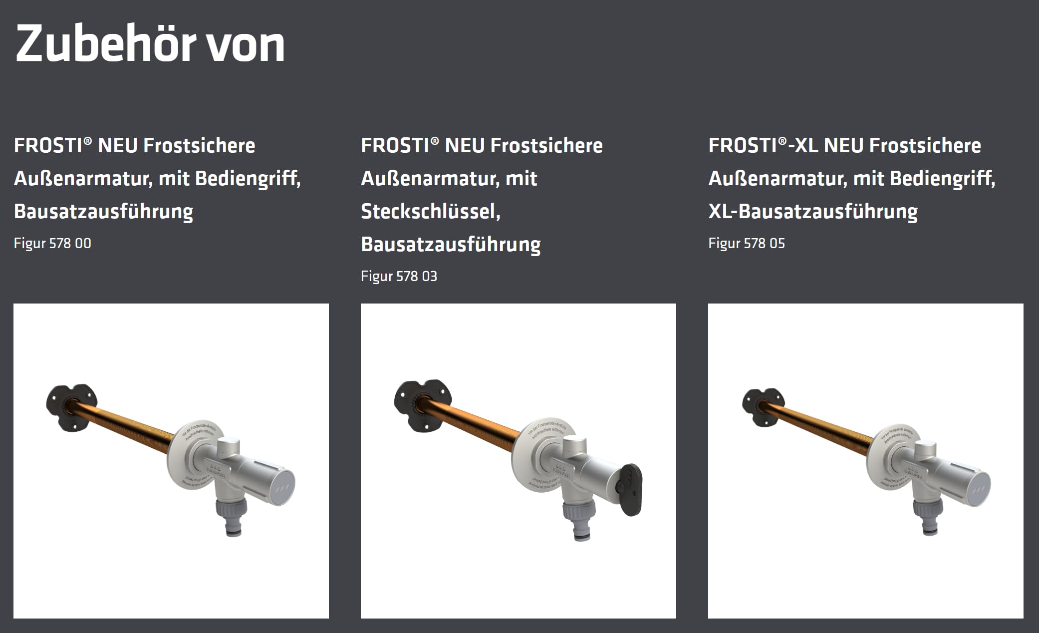 Ritzer Verlängerung für Kemper Frostsichere Außenarmatur Frosti 578 und 574
