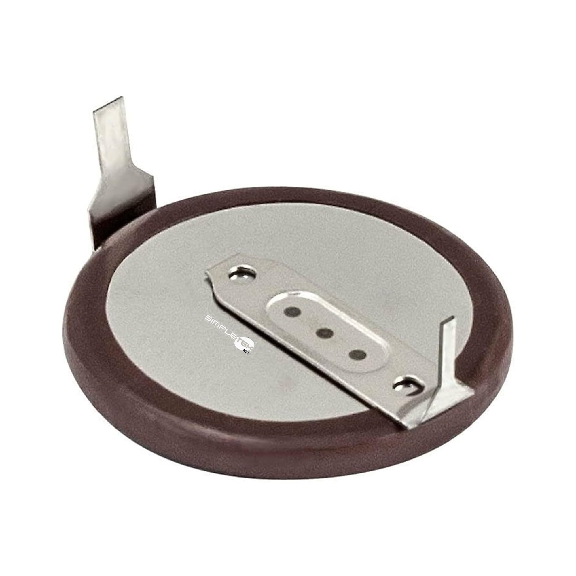 SIMPLETEK - 10x Batteria VL2020 a Bottone Ricaricabile 3V Pila con Connettori da Saldare 180° Contatti Angolati Compatibile con BWM Telecomando e39 e46 e53 x3 x5 z3 z4 (10 pezzi)