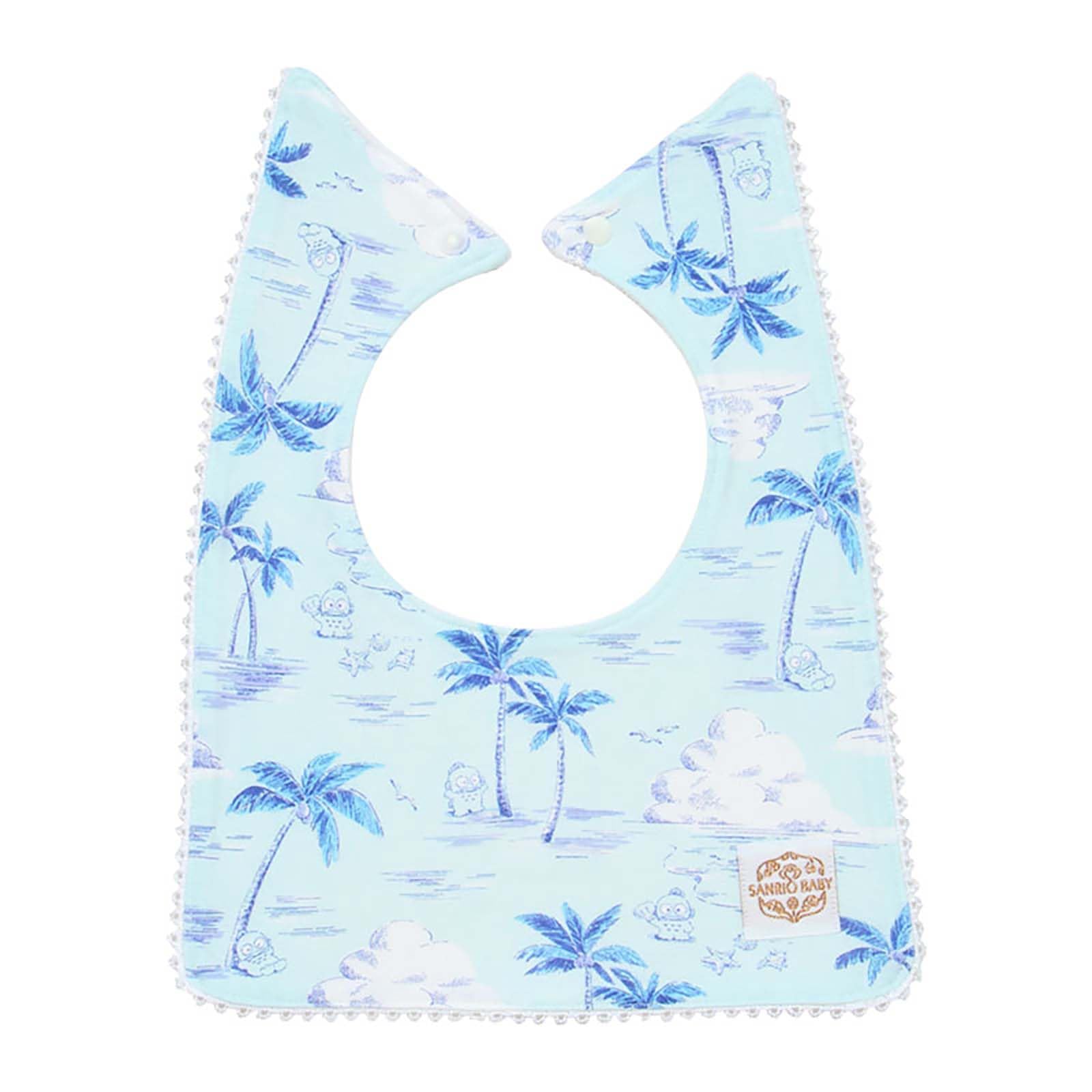 Sanrio Hangyodon Square Bib, Organic Cotton