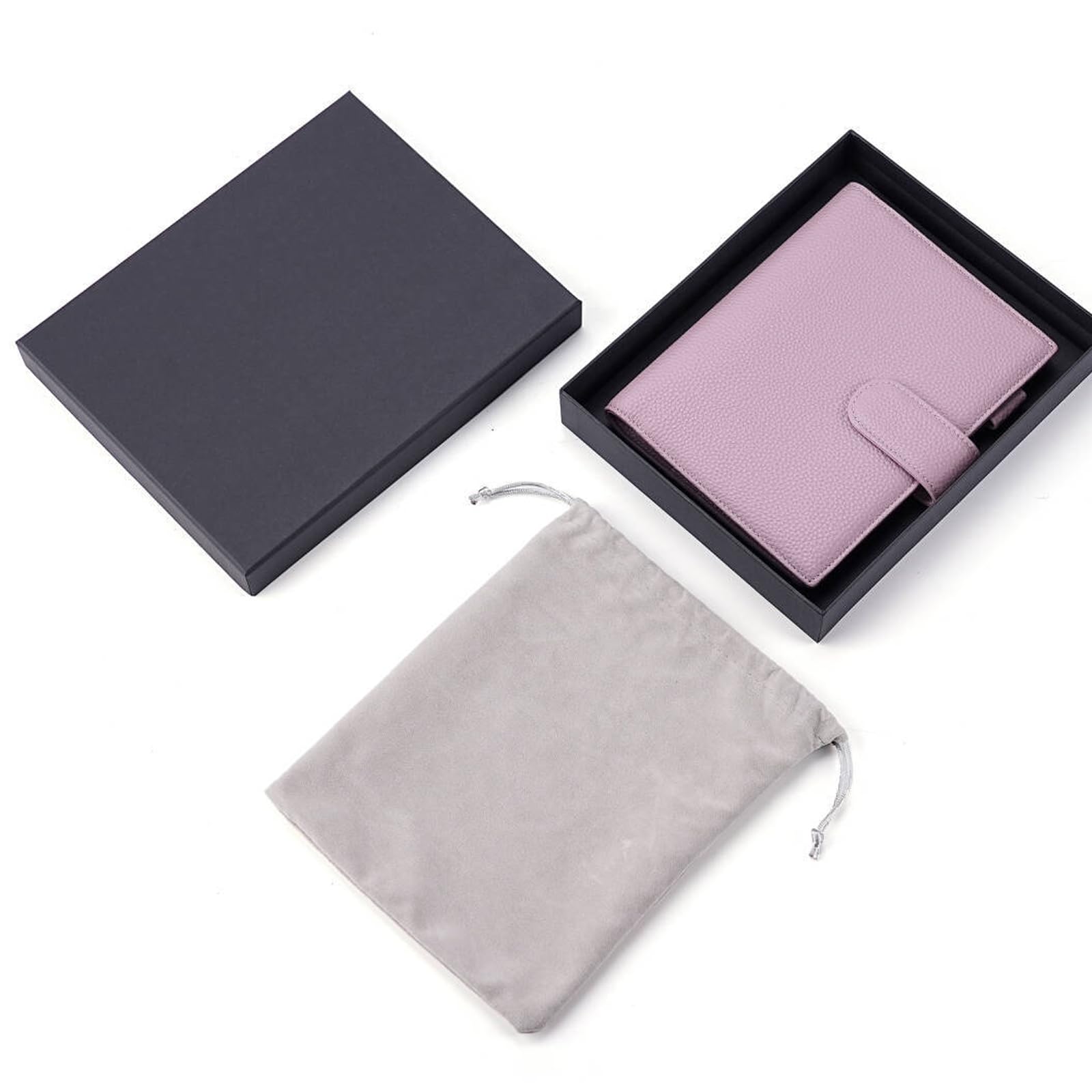 Moderna custodia in pelle PU con scomparti per carte di credito e accessori per penna per una maggiore produttività al lavoro o a scuola in pelle per notebook