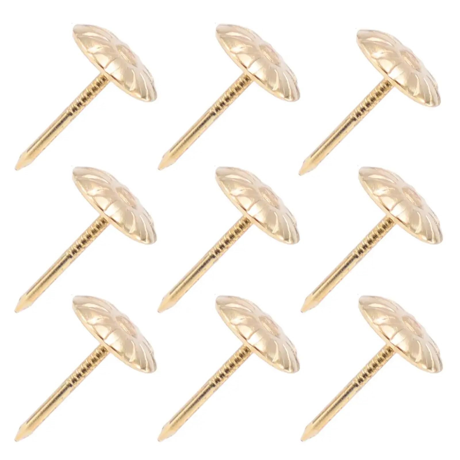 Yangshe Golden 500Pcs Gold Foam Decorative Nails For Furniture Upholstery Thumb Tacks