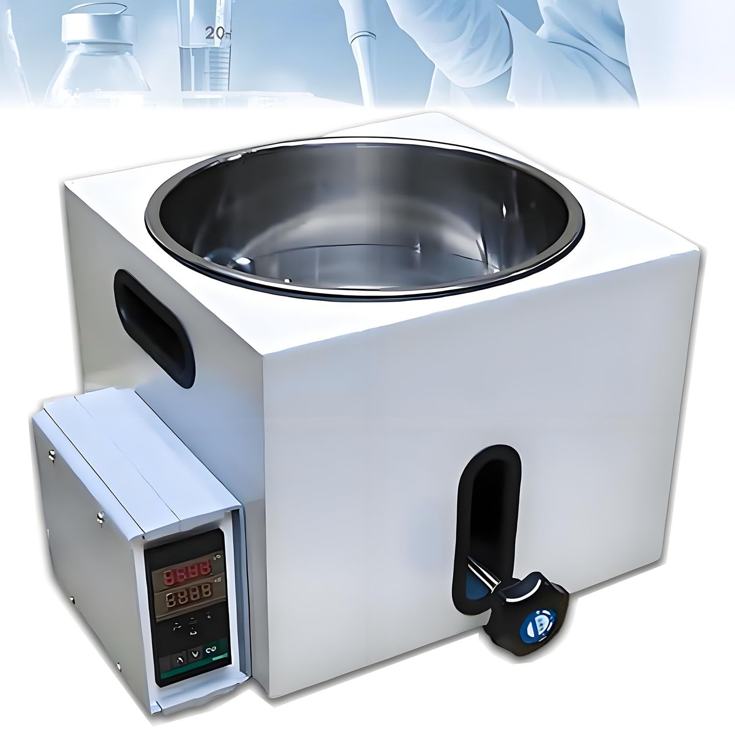 Lift Type Laborwasserbad mit Edelstahlauskleidung, LED-Anzeige, ± 1 ℃ Präzision, 80% Gleichmäßigkeit, 5L für wissenschaftliche Experimente