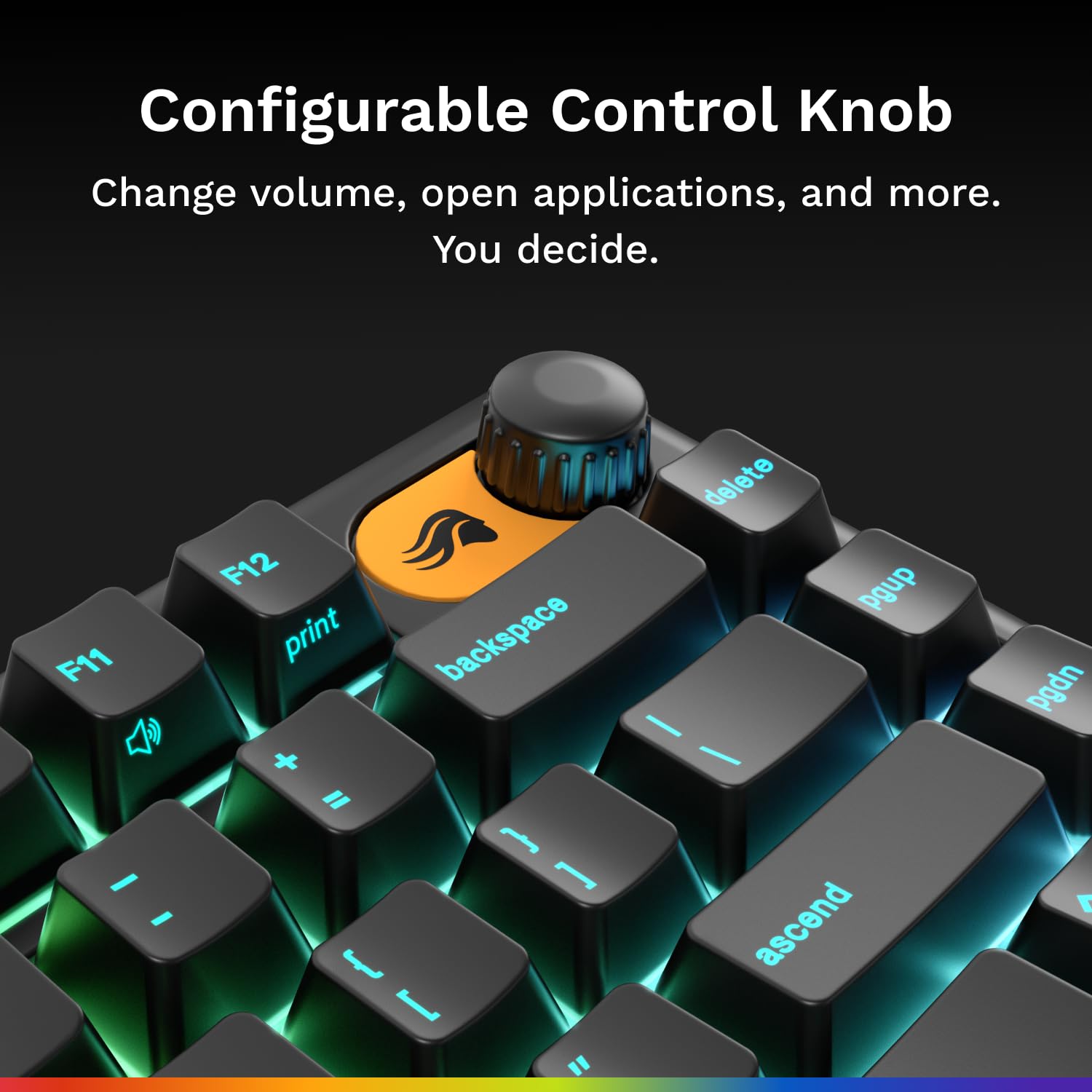 GLORIOUS GMBK 75% Teclado Gaming Mecánico IP57 QWERTY UK (Negro) | Resistente al agua y polvo, teclas intercambiables, iluminación RGB de 10 zonas, switches silenciosos y muy sensibles duran