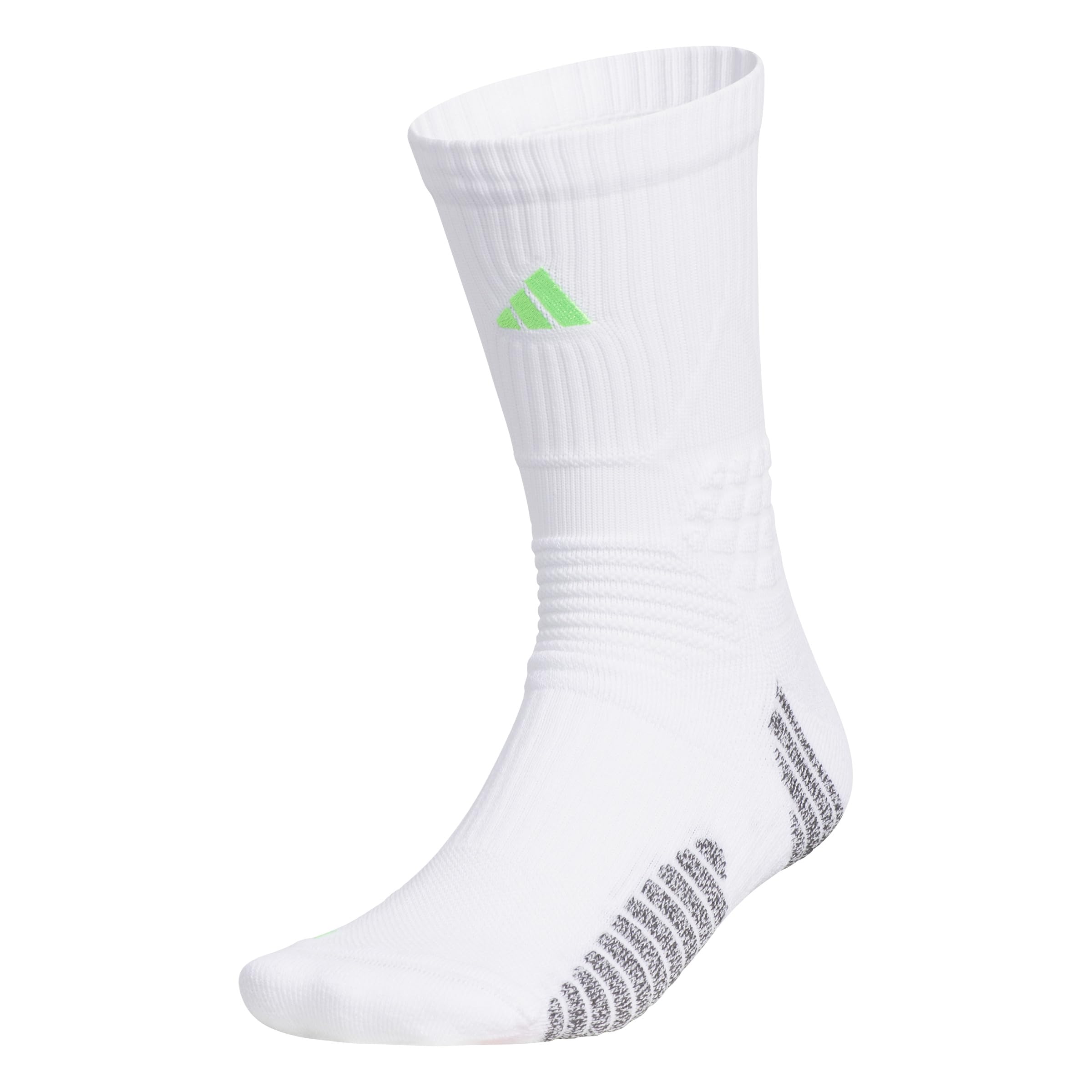 adidas Men's Crew Socks, white/lucid blue, 6.5-8