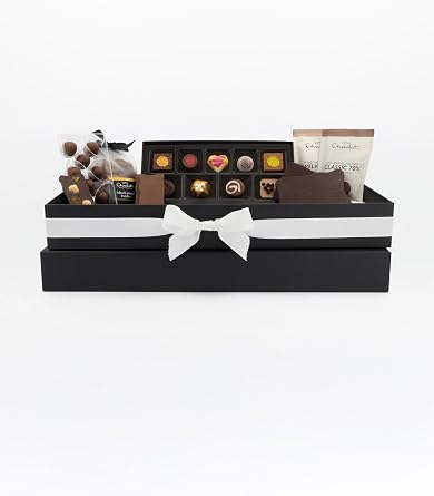 Hotel Chocolat The Large Chocolate Hamper, A Luxury Ribbon-Tied Gift, 578g