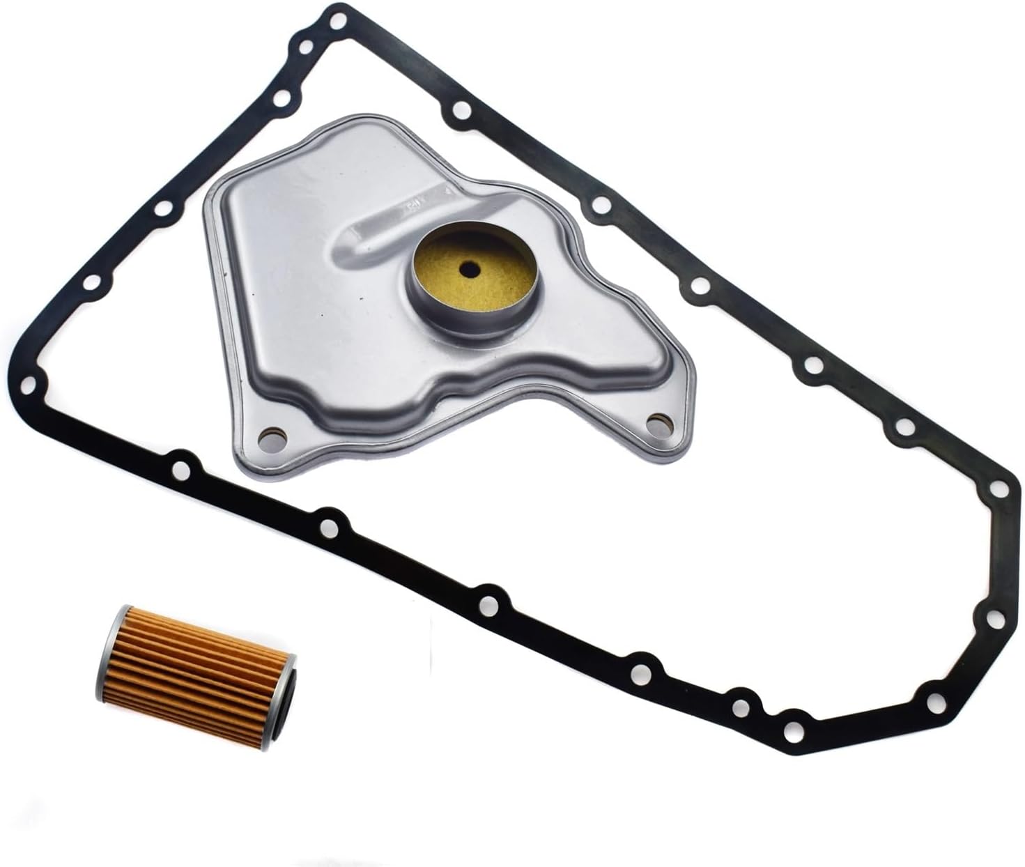 CVT Transmission Oil Strainer Filter or Oil Pan Gasket Compatible With Nissan Infiniti Altima Rogue Maxima Murano Pathfinder Quest NV200(Kit of 2 pieces)