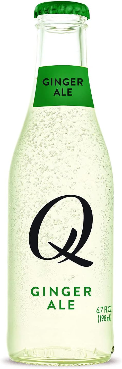 Q Spectacular Ginger Ale, Premium Sparkling, Real Ingredients & Less Sweet, 500 ml (Pack of 6)