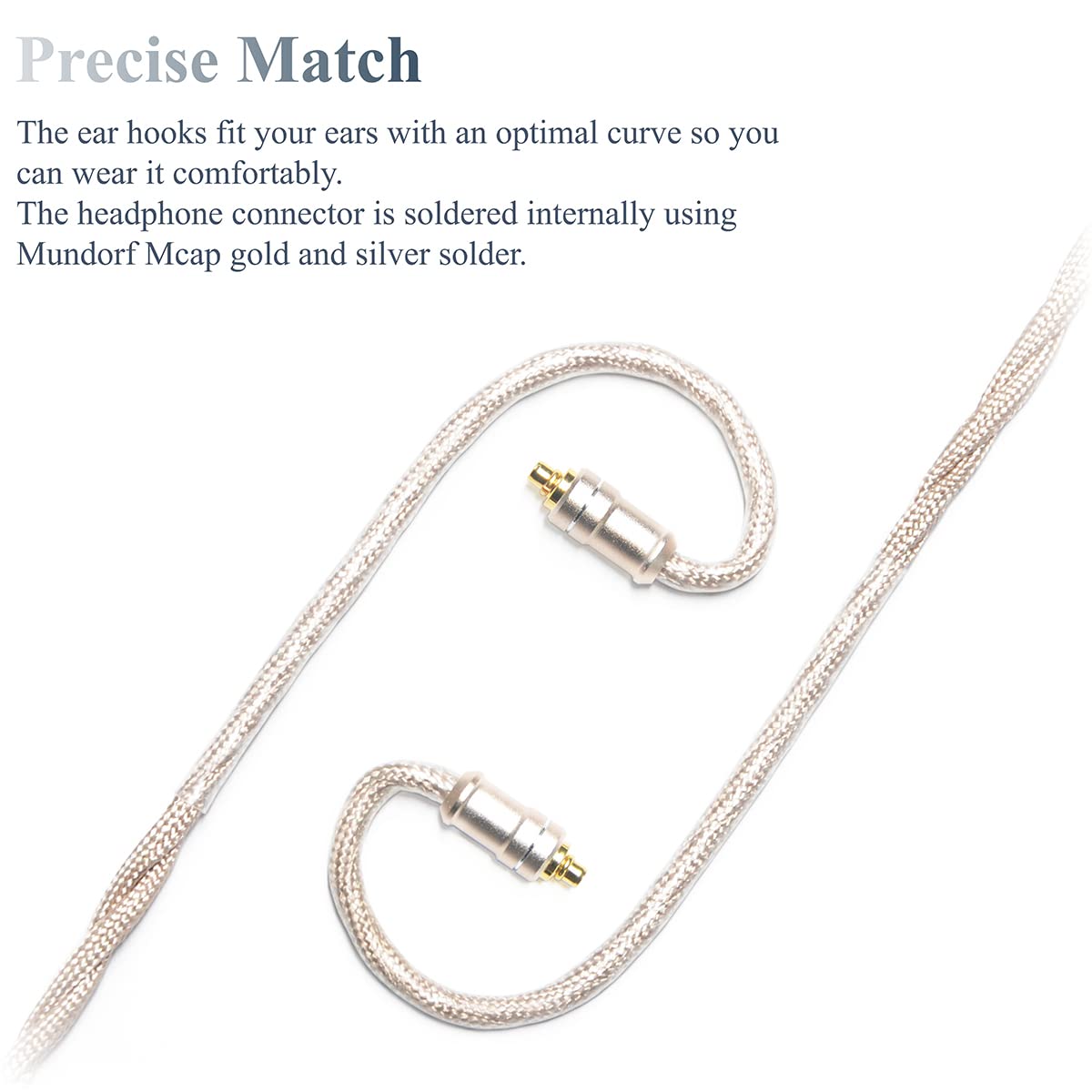Cable IEM de cobre de cristal único 6N para auriculares Sennheiser IE900 IE600 IE300 IE200 de 4,4 mm equilibrado Hi-Fi cable de actualización de audio (enchufe de 3,5 mm)