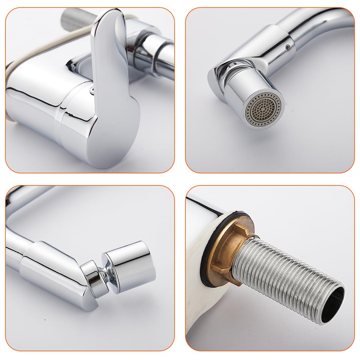 Amazon | Maynosi 洗面台蛇口 2穴洗面用水栓 洗面水栓