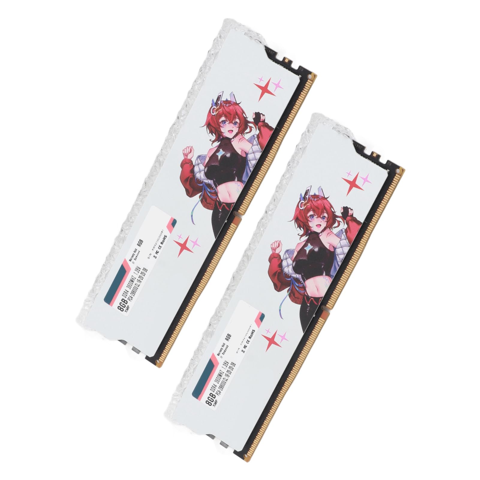 Moduł Pamięci DDR4 3600 MHz z technologią XMP2.0 do Komputerów Stacjonarnych, Stabilna wydajność, 2 X DDR4 RAM dla Entuzjastów Gier (16 GB (2x8 GB))