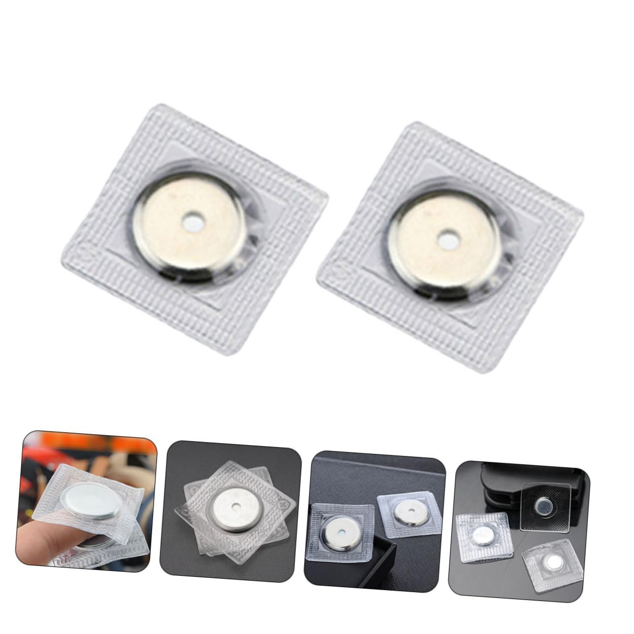 HAPINARY 50 Pares De Hebillas Magnéticas, Broches Magnéticos Para Coser, Broches Magnéticos Para Bolsos, Broches Para Ropa, Botones Magnéticos, Botones De Costura, Botones A Presión De