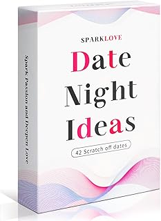 Couple Gifts and Valentine Day Gifts, Date Night Ideas Cards, 42 Romantic Scratch Off Date Card Gifts for Couples, Gifts for Girlfriend and Boyfriend, His or Her Gifts, Gifts for Wife, Husband