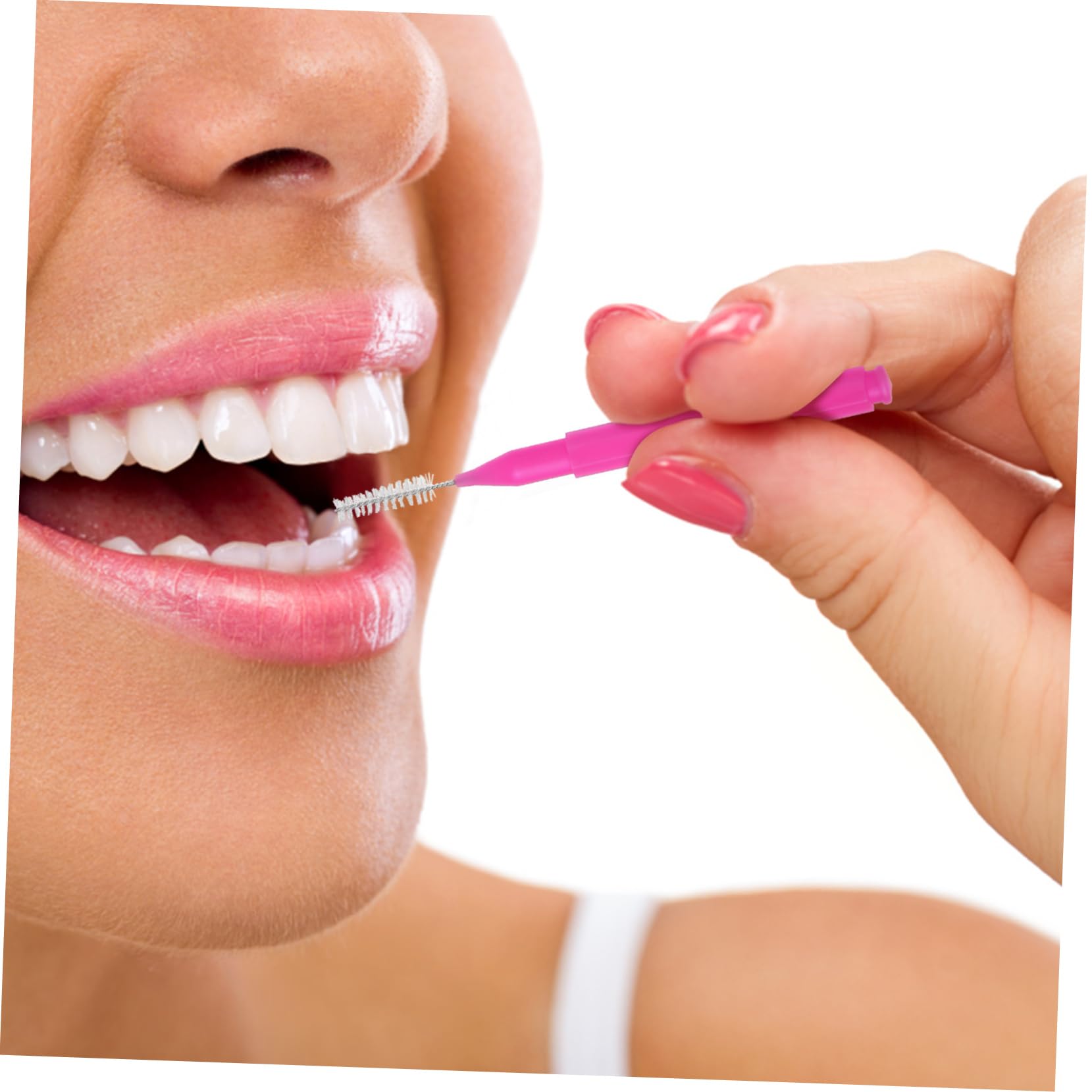 3 Series Cepillo Interdental Acero Portátil Limpiador Cepillo De Goma Tripe Journey Accesorios Orales Cleaners De Goma Herramienta Páginas 100 Piezas*3