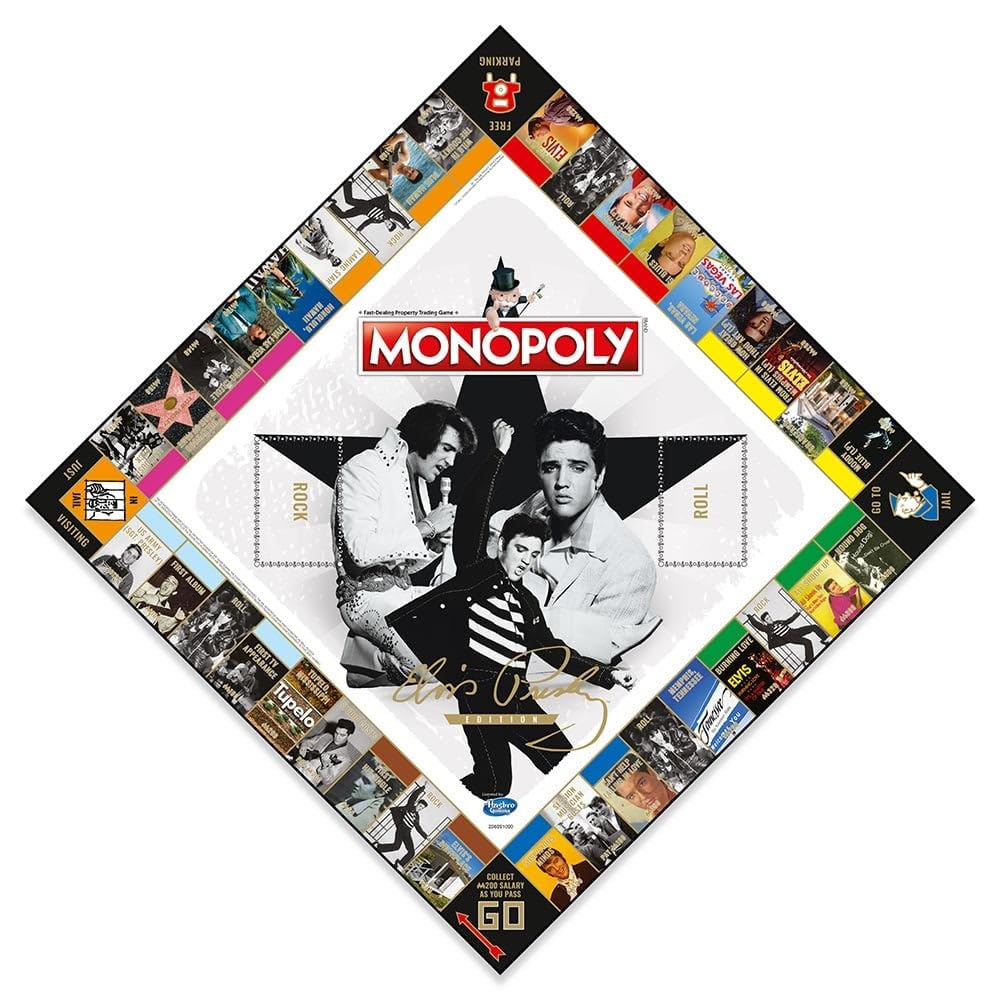 MONOPOLY モノポリー エルヴィス・プレスリー版 Monopoly Elvis Presley Edition Board Game : Amazon.nl: Toys & Games