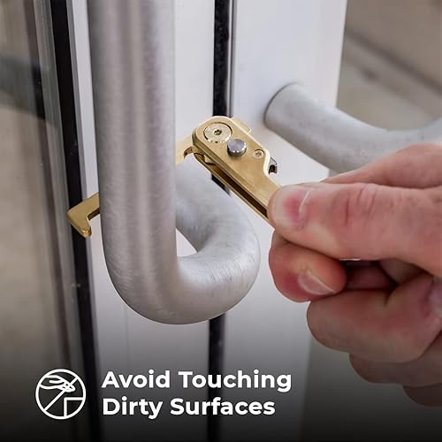 Miniatura 3 de KeySmart SafeTul - La herramienta para abrir puertas es una herramienta avanzada sin contacto hecha de material de primera calidad con llavero 4 en