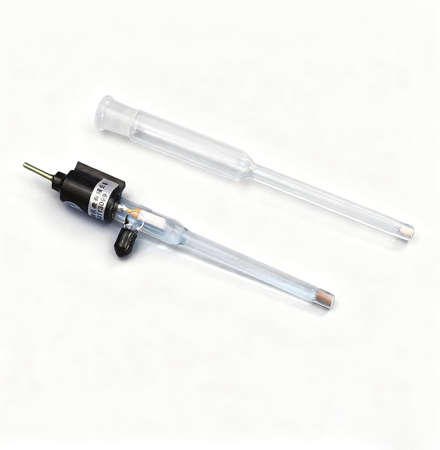 TBQATNTS Hg/Hgo Reference Electrode, Double Salt Bridge/Single Salt Bridge Mercury Oxide Reference Electrode,Φ6mm + Variable Salt Bridge