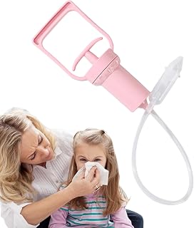 Nasal Aspirator For Baby, Portable Hand-Pull Nose Cleaner, Comfortable Manual Suction Pump, Effective Congestion Relief For Newborns, Infants, Kids, And Adults