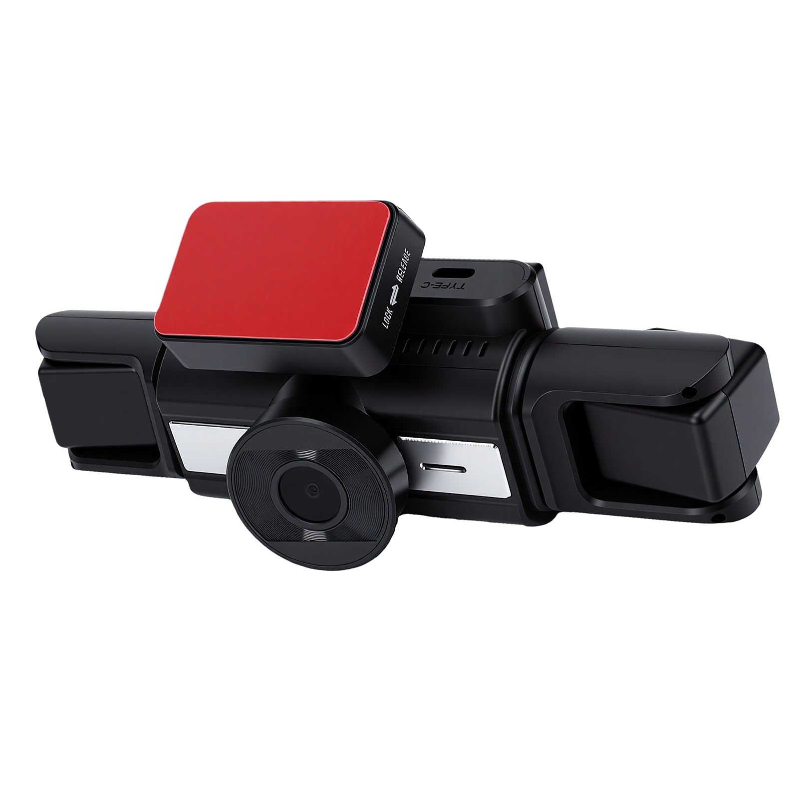 Dash Cam a 4 Canali con Vista a 360°, 4K+720P Anteriore, GPS WiFi 5G, Visione Notturna, Sensore G, modalità Parcheggio 24 Ore su 24, 7 Giorni su 7 per Auto e Camion
