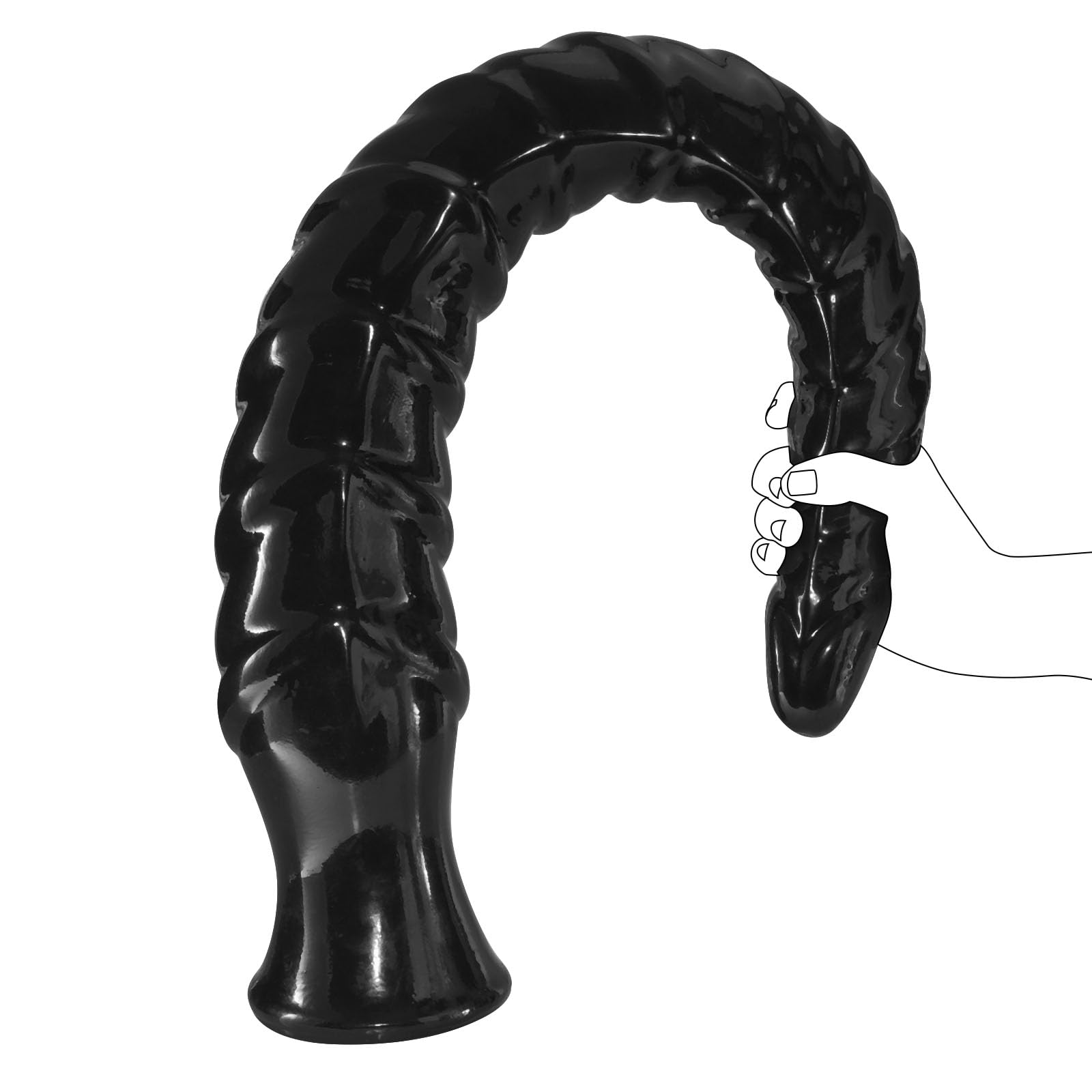 Dildo Super Lungo 72 cm Plug Anale, Dildo Gigante Realistico Enorme Spesso con Ventosa Potente, Grande Stimolatore Punto G Massaggio Prostatico, Giocattoli Sessuali per Avanzato Uomini Donne