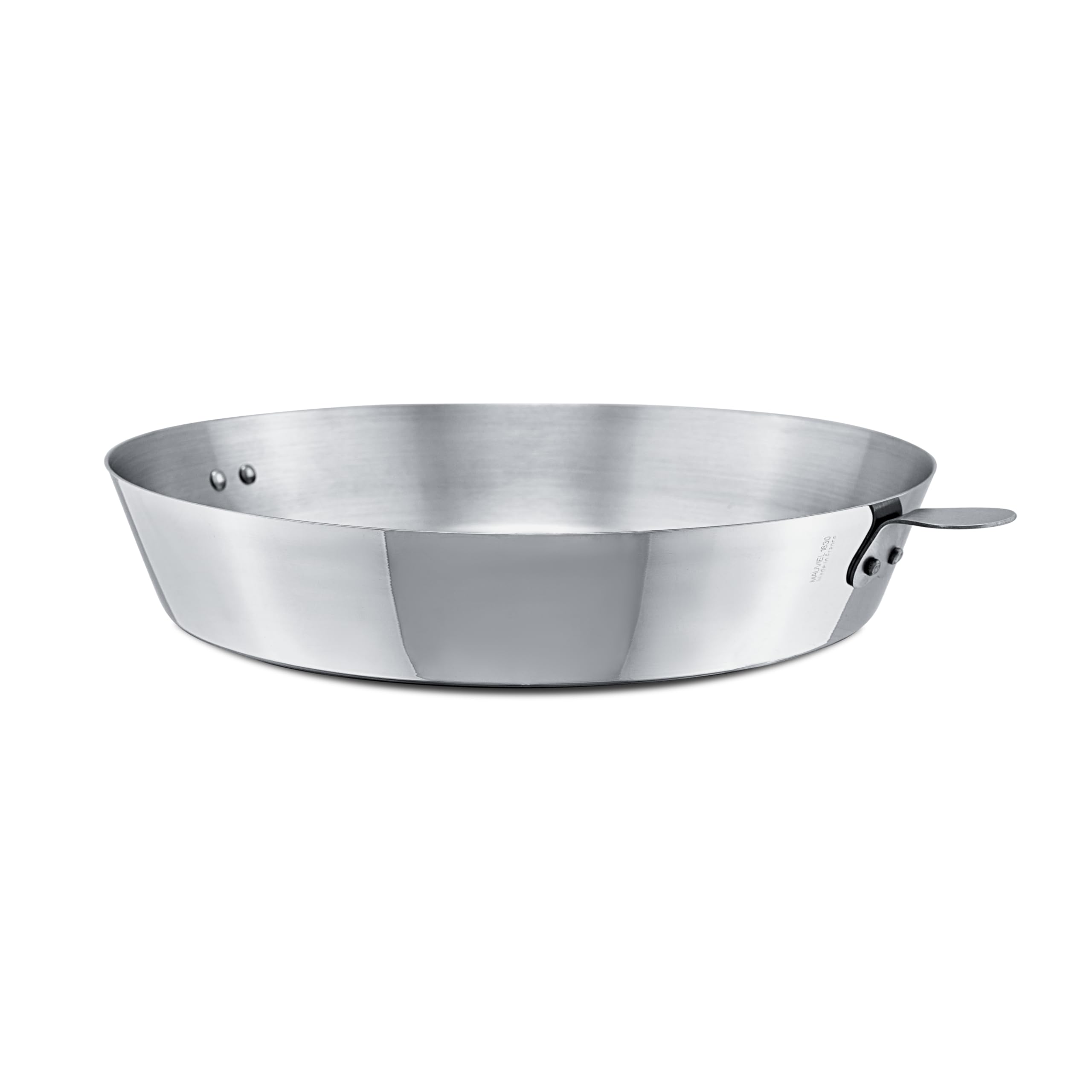 Mauviel M'Passion - Stampo Tarte Tatin in acciaio inox, con orecchie, 28 cm, prodotto in Francia