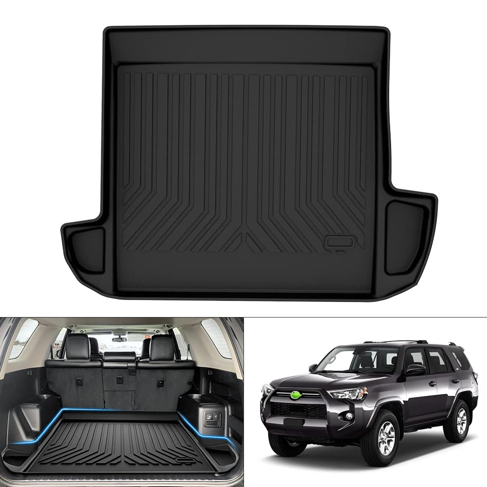 Photo 1 of Mixsuper Custom Fit Cargo Liner for 2010-2023 Toyota 4Runner 5 Passenger Model (No 3rd Row Seats or Sliding Cargo Deck) All Weather Rear Trunk Liner Cargo Mat Black