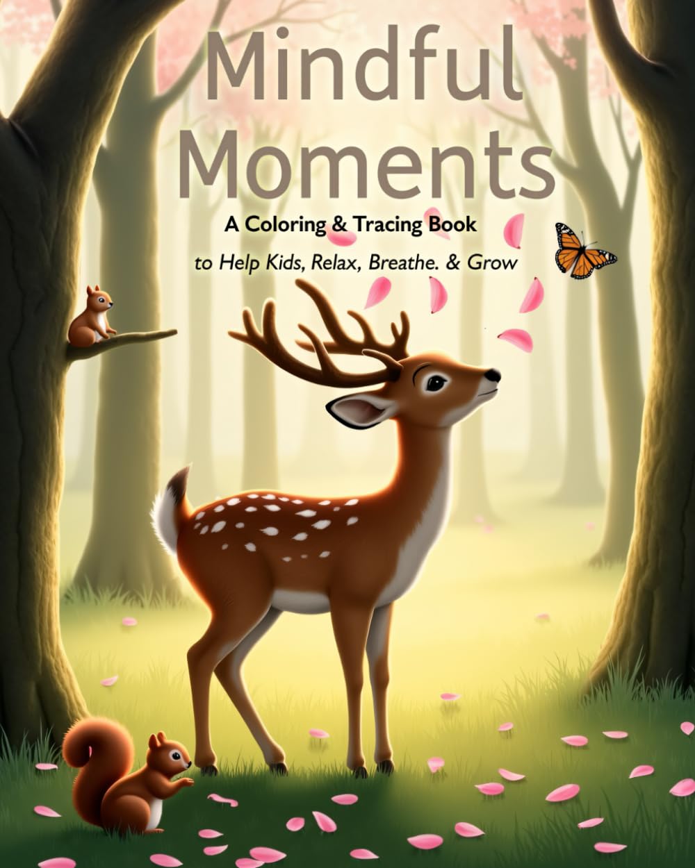 Mindful Moments: A Coloring & Tracing Book to Help Kids Relax, Breathe & Grow