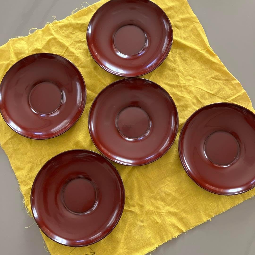 【お値下げ】輪島塗　慶塚作　茶托５客 輪島塗茶托5客/慶塚作 - 生活骨董の店 やまいく