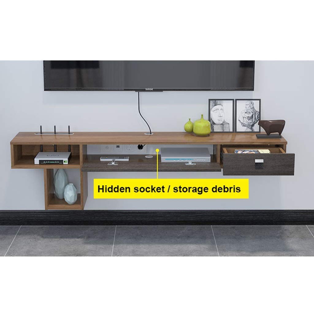 Buy Floating shelf Wall Mounted Floating TV Media Storage