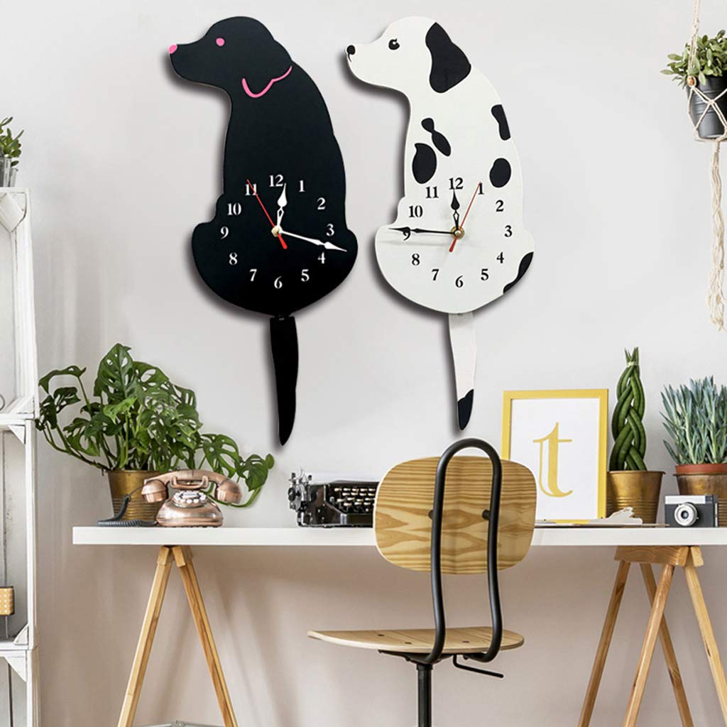 3D Cani E Gatti FAI DA TE Parete Decorativo Muto Grande Orologio Da Parete Animali Wall Sticker Senza Cornice Orologio Gigante Complementi Arredo Casa Animali Domestici Proprietario regalo  15