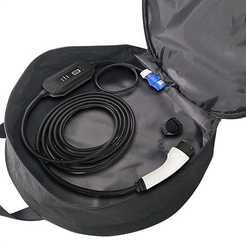 Miniatura 3 de Large Capacity Tool Bag with Handle Portable Cable Storage Organizer for Automotive and Multipurpose Tools Handheld Storage Tote with Multiple